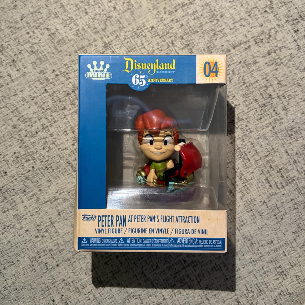 Disney Funko Mini - Disneyland 65th Anniversary Peter Pan’s Flight. NEW IN BOX